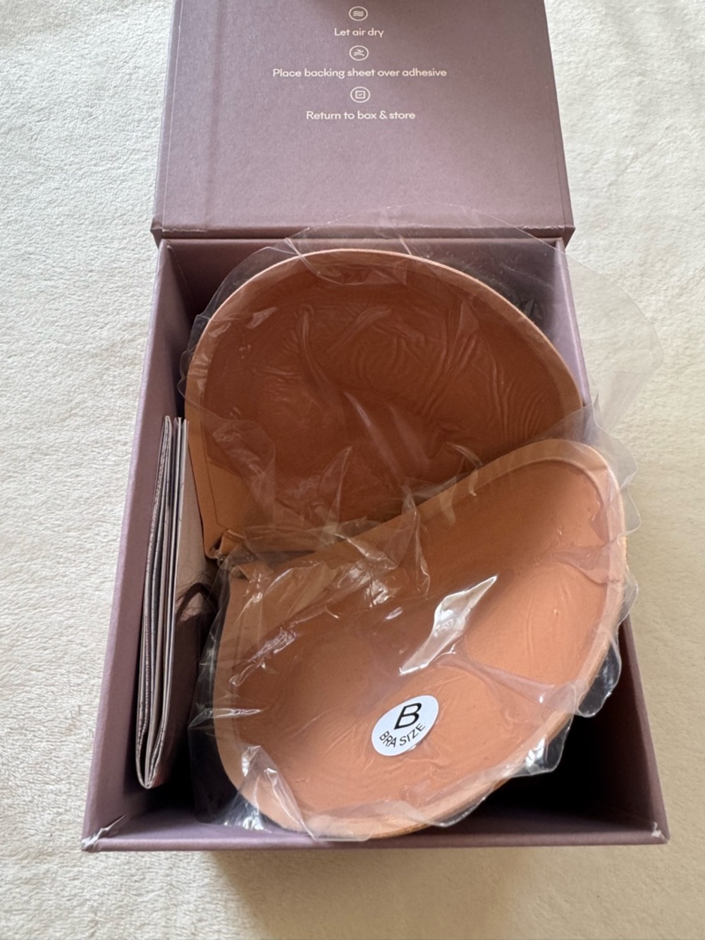 NOOD New York Push-Up Luxe Adhesive Bra - Nude Size B, brand new - Picture 2 of 2